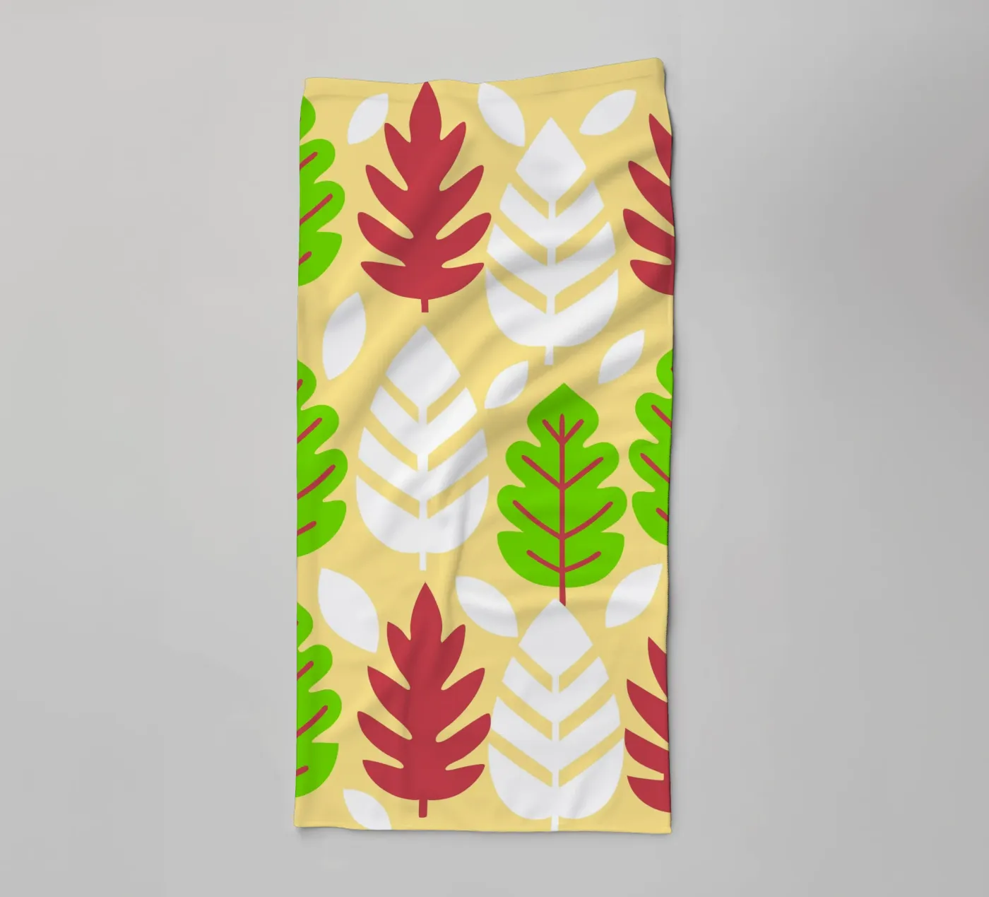 Leaf Pettern towel by FLOWER PLACE SHOP