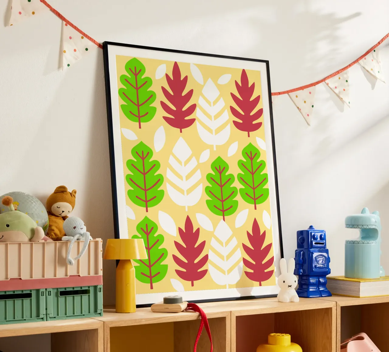 Leaf Pettern poster by FLOWER PLACE SHOP