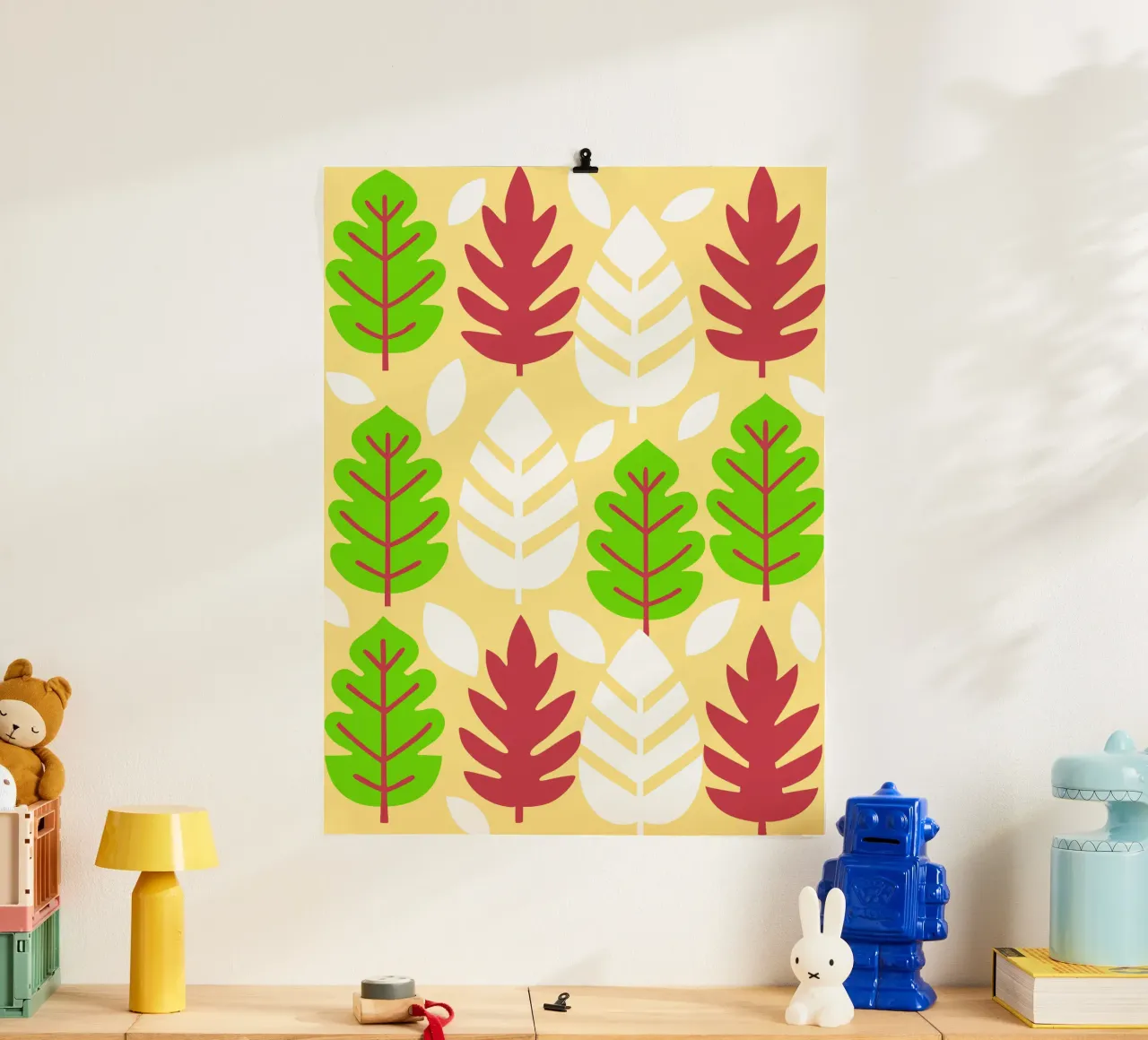 Leaf Pettern poster by FLOWER PLACE SHOP