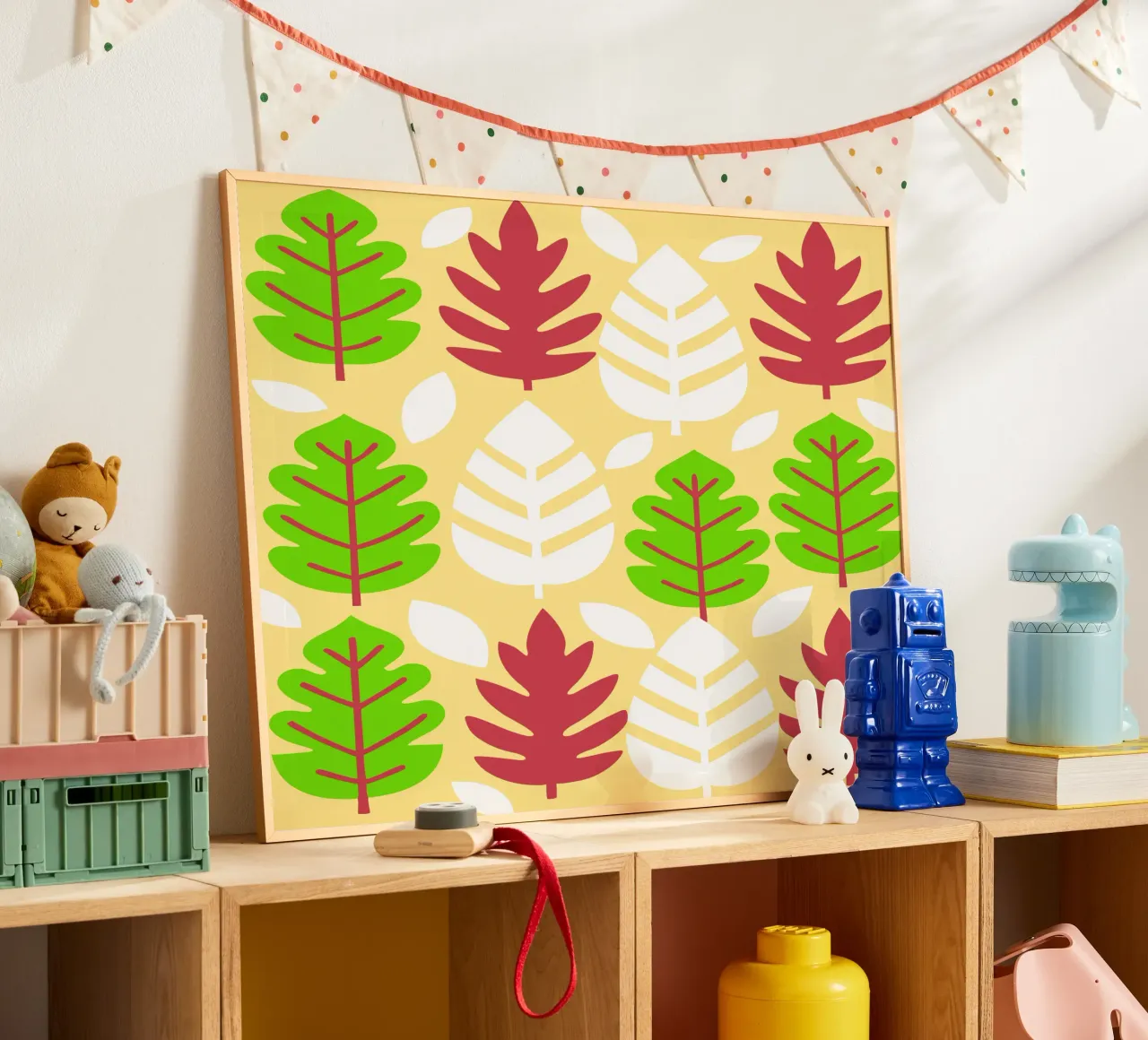 Leaf Pettern poster by FLOWER PLACE SHOP