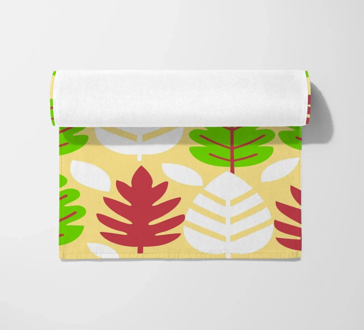 Leaf Pettern telo mare da FLOWER PLACE SHOP