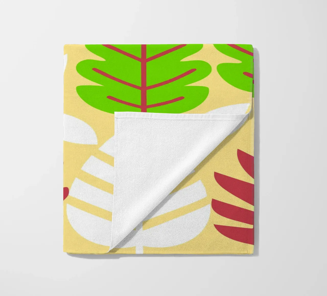 Leaf Pettern telo mare da FLOWER PLACE SHOP