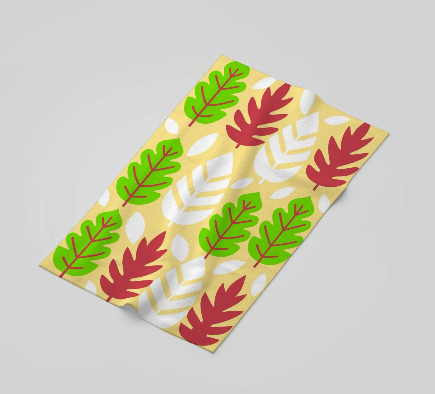 Blatt Pettern Strandtuch von FLOWER PLACE SHOP