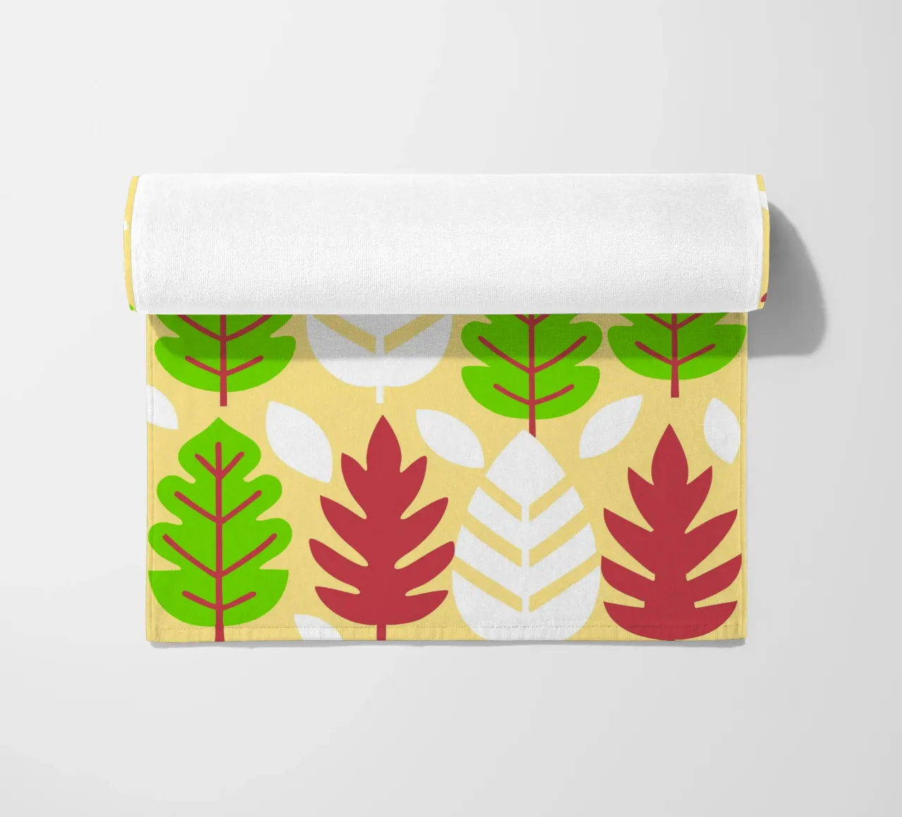 Leaf Pettern telo mare da FLOWER PLACE SHOP