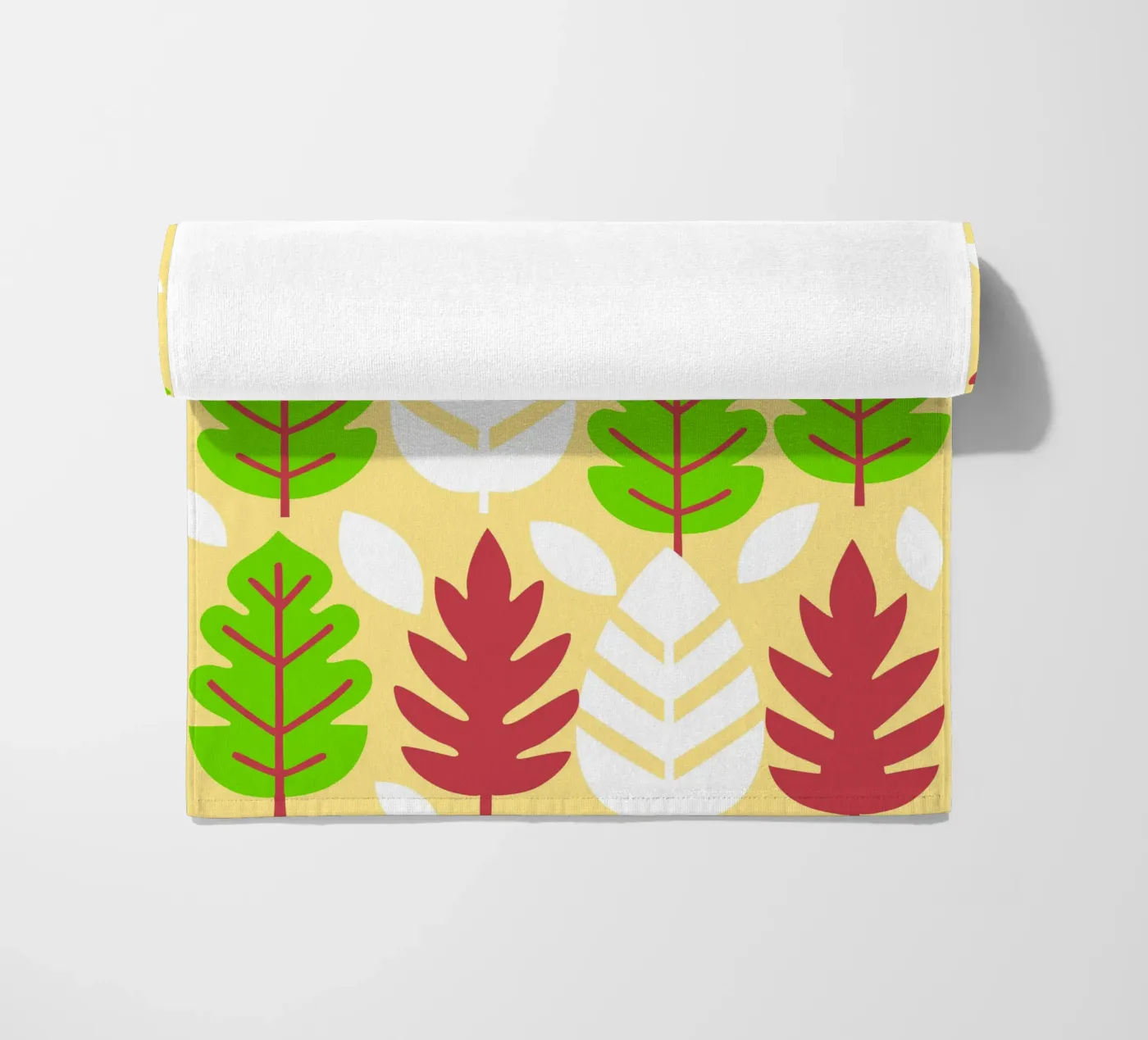 Blatt Pettern Strandtuch von FLOWER PLACE SHOP