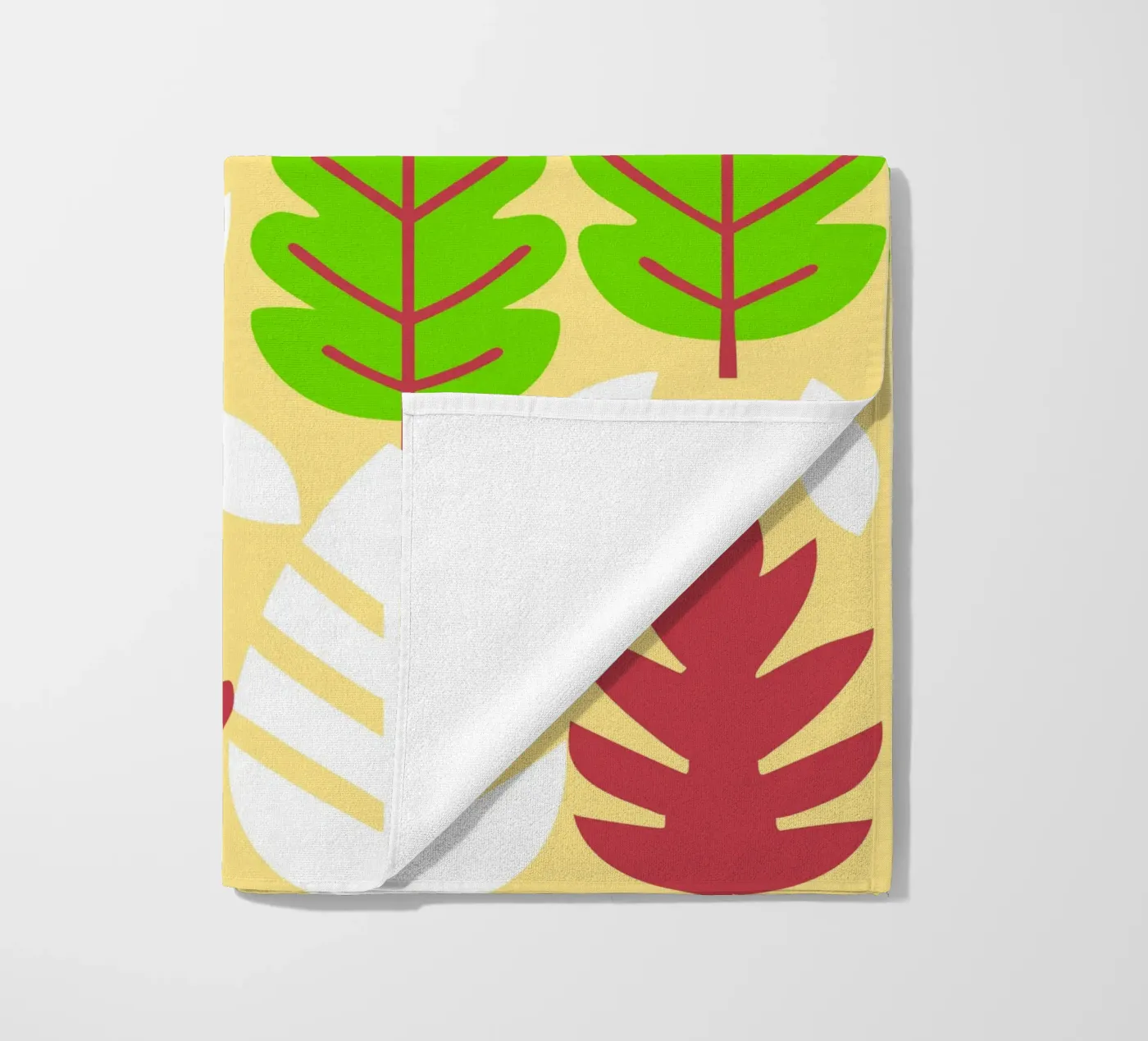 Blatt Pettern Strandtuch von FLOWER PLACE SHOP