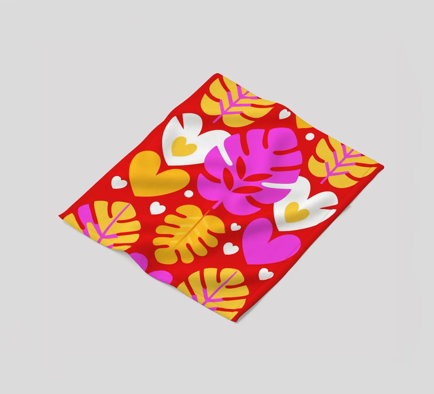 Blatt Pettern Fleecedecke von FLOWER PLACE SHOP