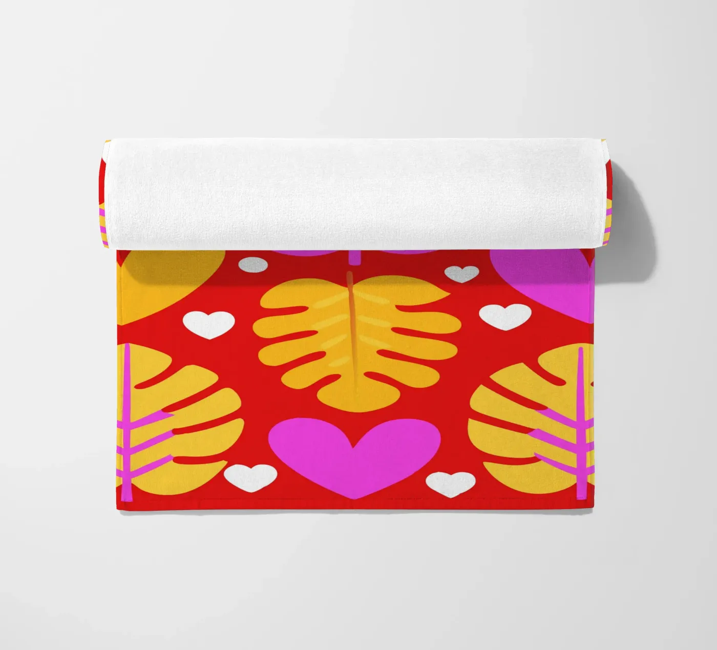 Blatt Pettern Strandtuch von FLOWER PLACE SHOP