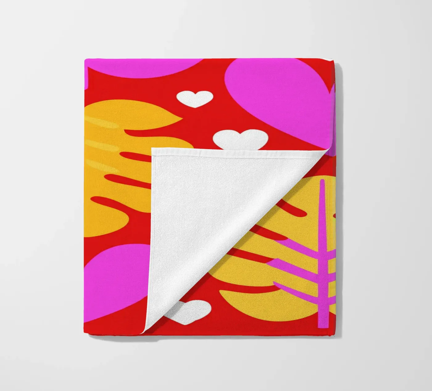 Blatt Pettern Strandtuch von FLOWER PLACE SHOP