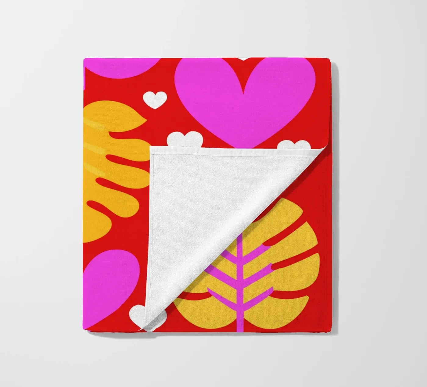 Blatt Pettern Strandtuch von FLOWER PLACE SHOP