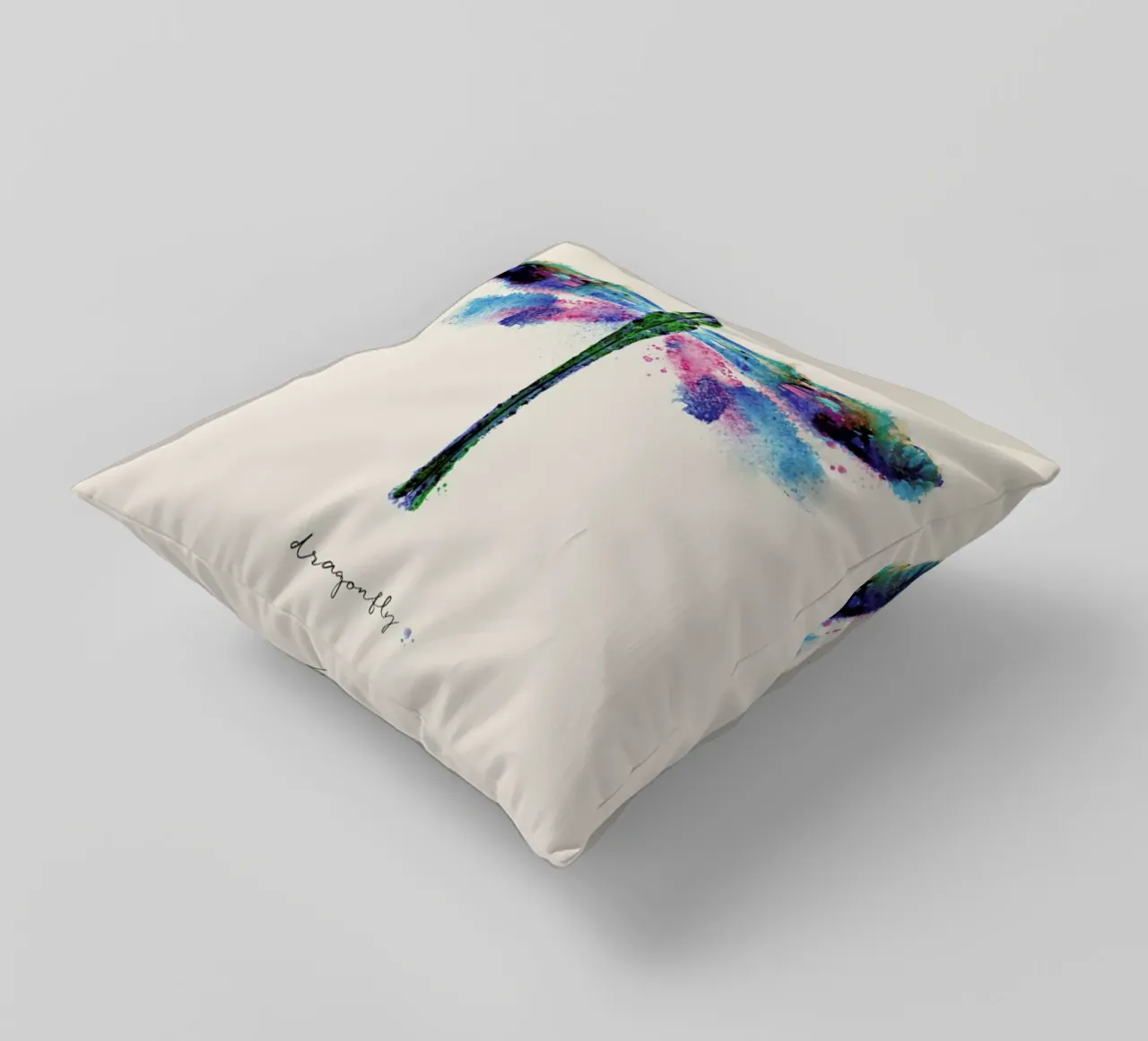 Ink Dragonfly Iridescent cuscino da Flora & Fauna