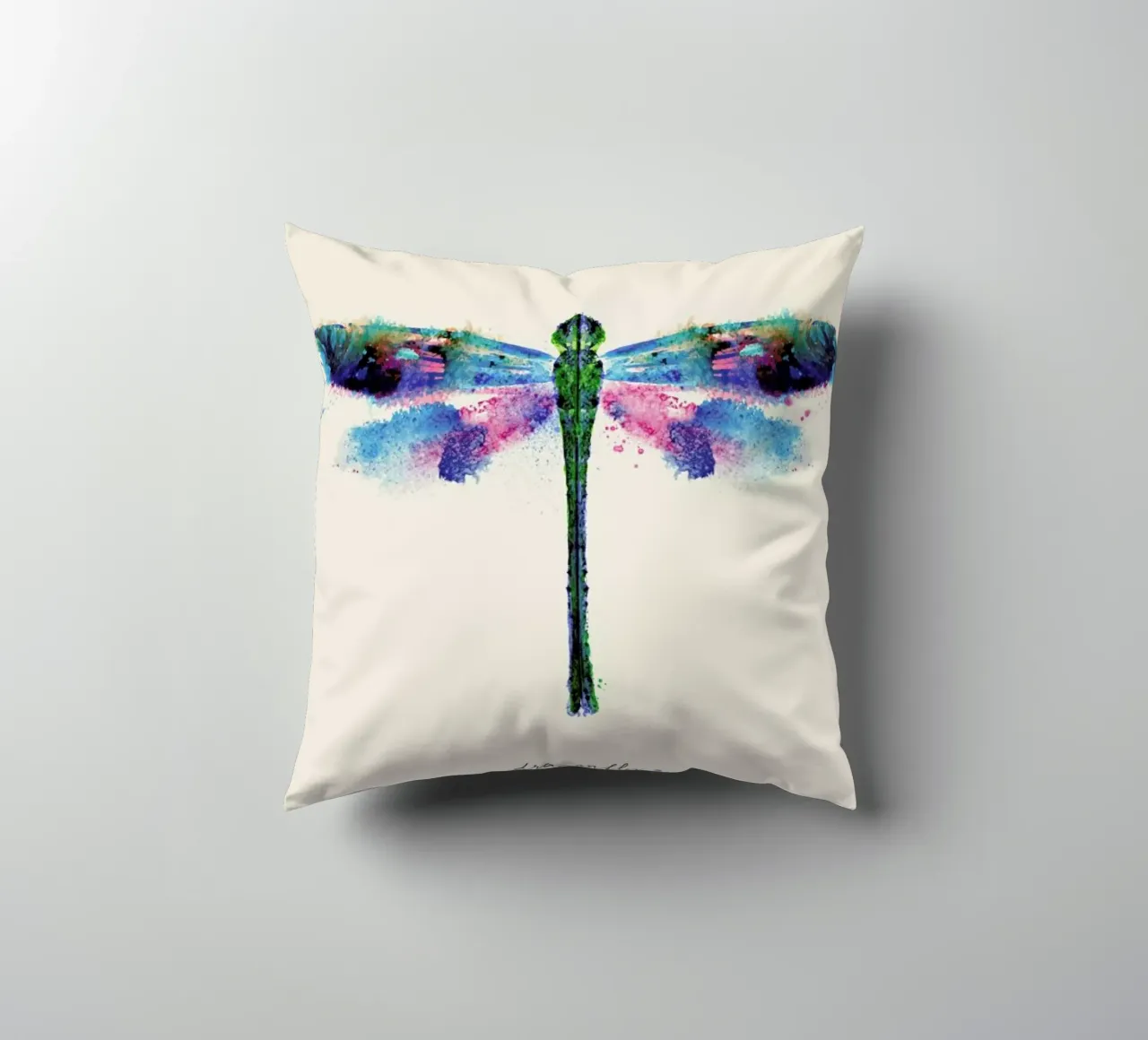 Ink Dragonfly Iridescent cuscino da Flora & Fauna