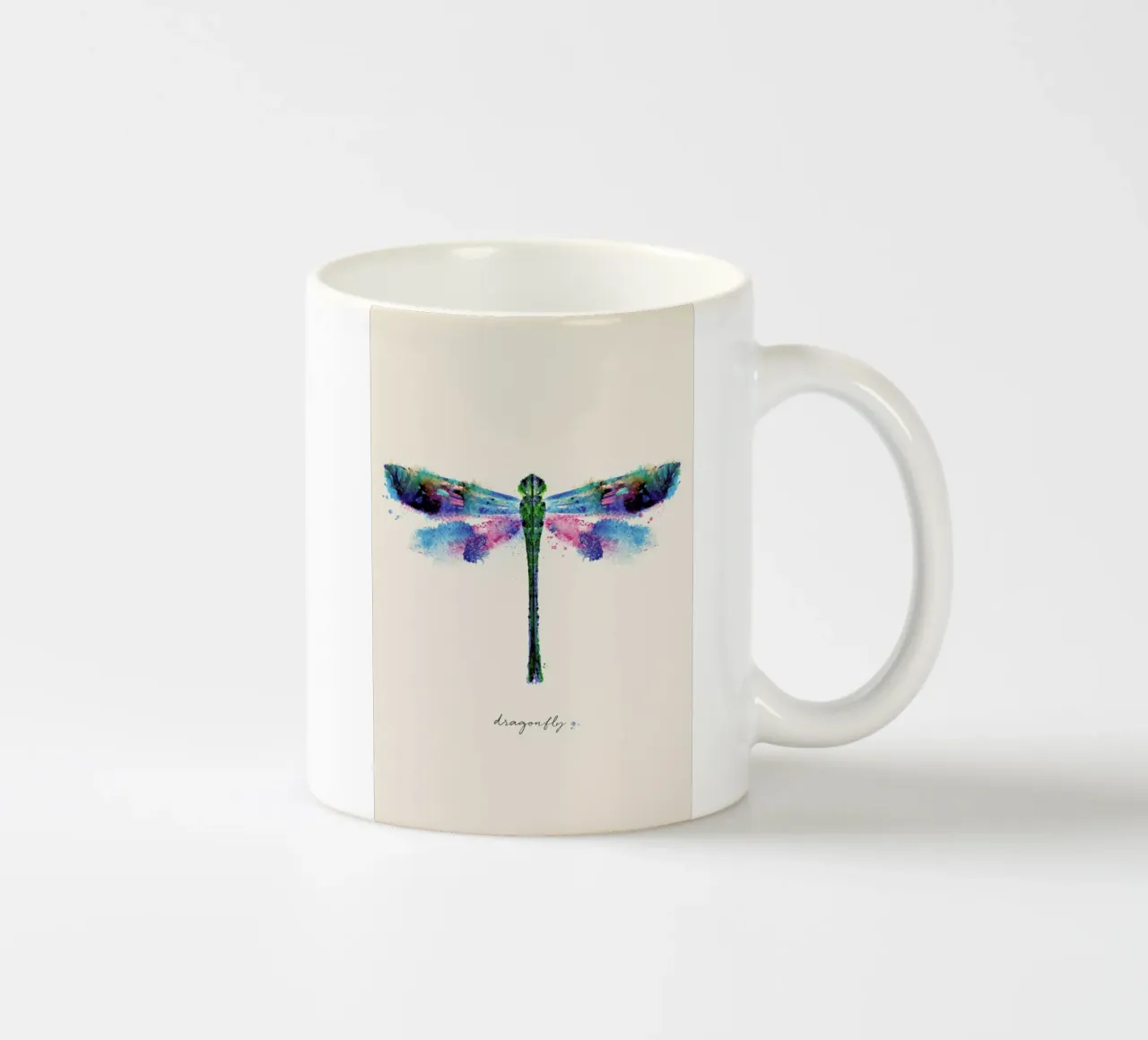 Ink Dragonfly Iridescent tazza in ceramica da Flora & Fauna