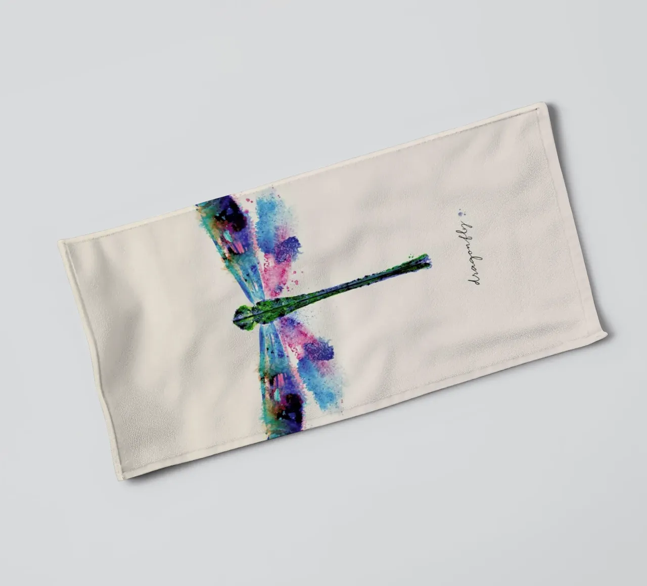 Ink Dragonfly Iridescent asciugamano da bagno da Flora & Fauna