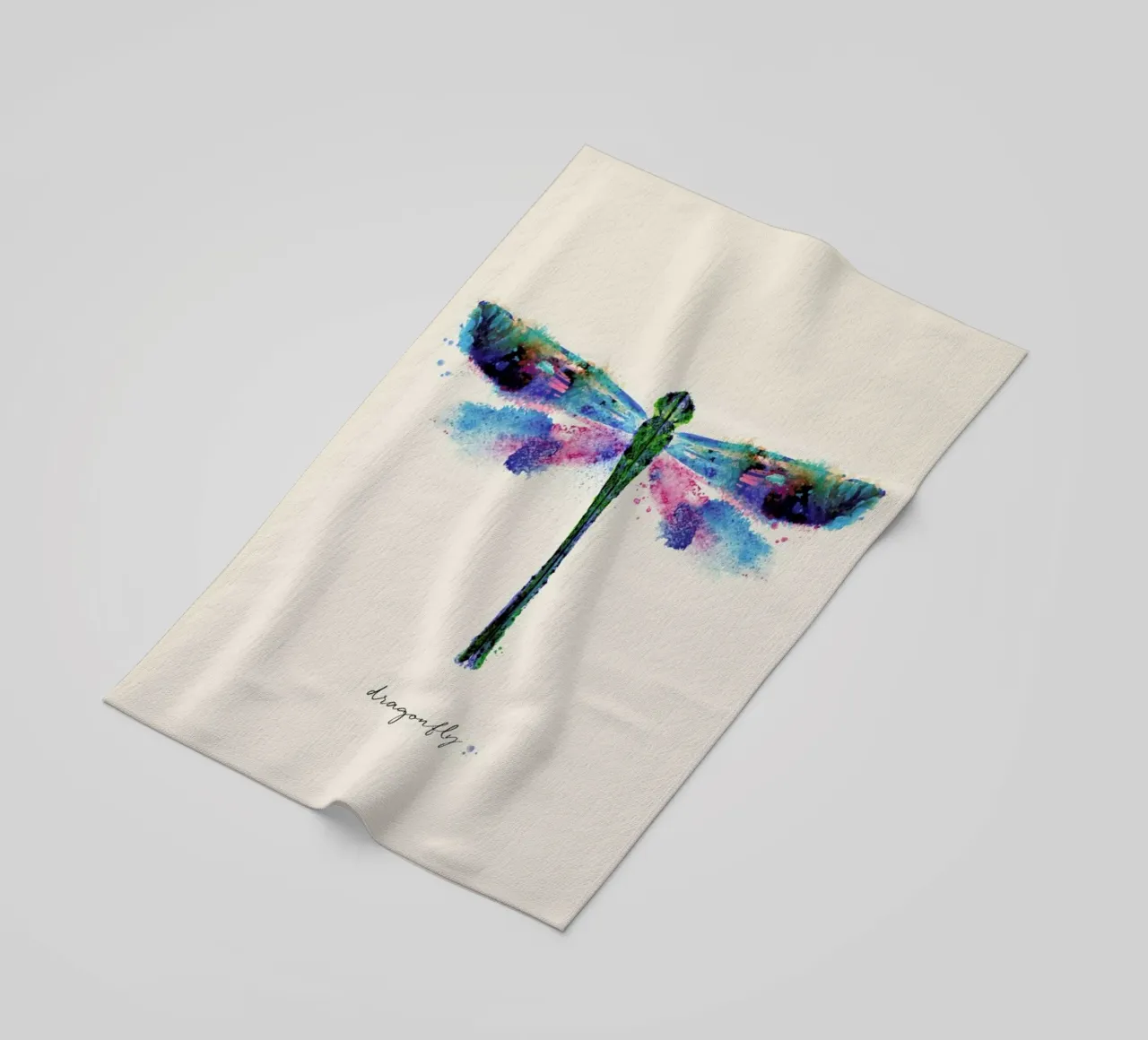 Ink Dragonfly Iridescent telo mare da Flora & Fauna