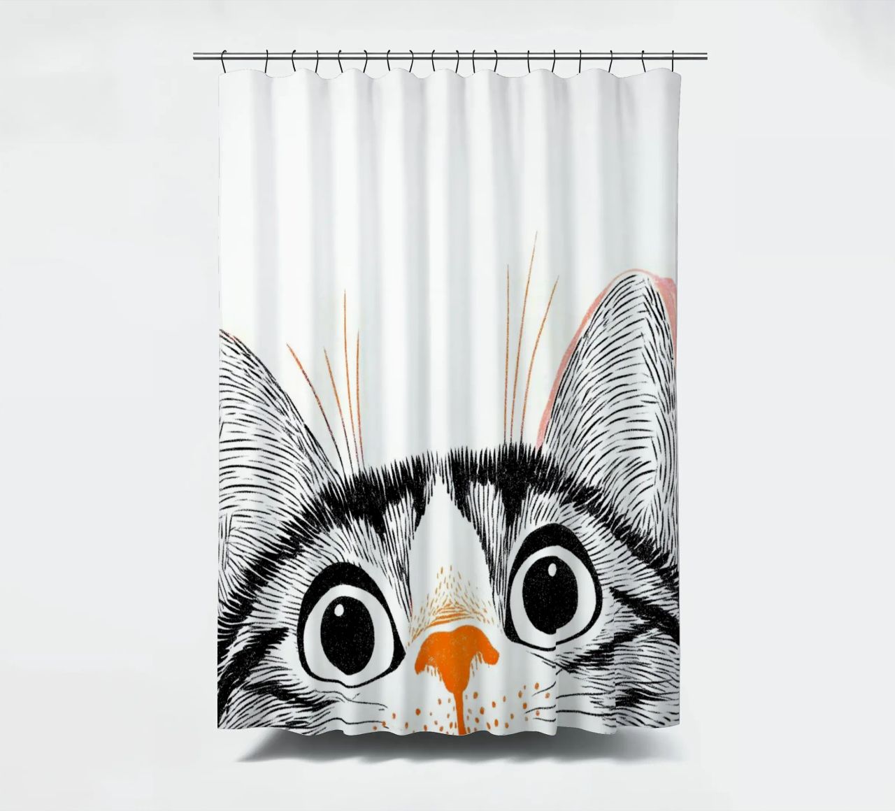 Cats moment shower curtain by Carinaprint