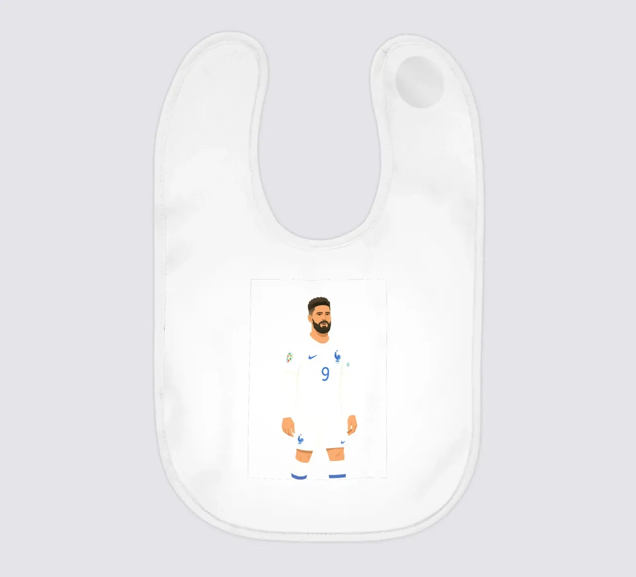 Olivier Giroud Minimalist bavaglino da MoviesArt