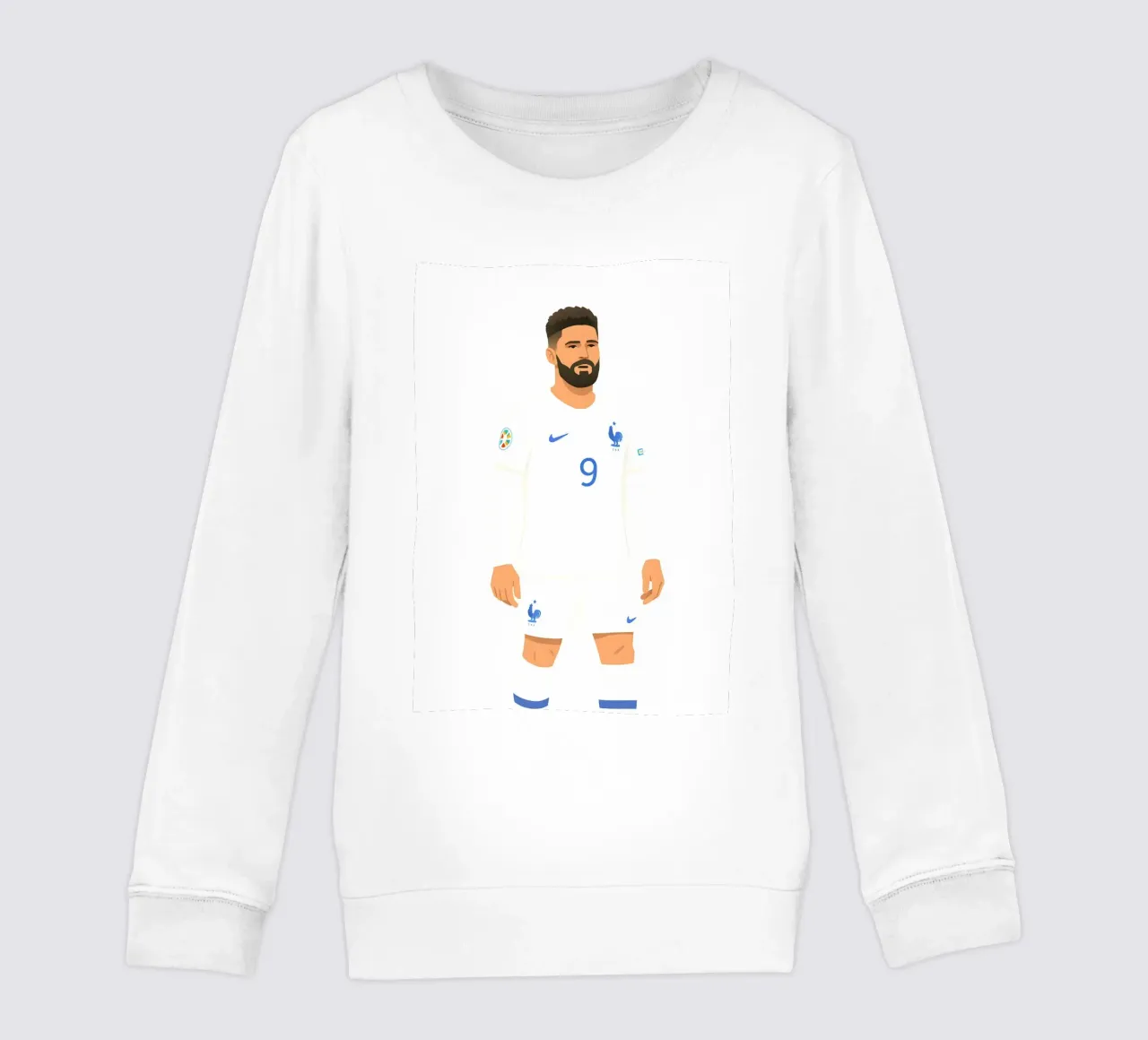 Olivier Giroud Minimalist felpa bambino da MoviesArt