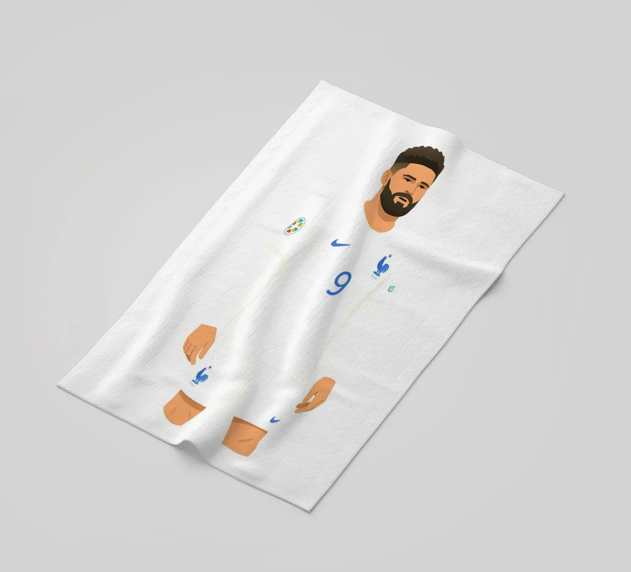 Olivier Giroud Minimalist telo mare da MoviesArt