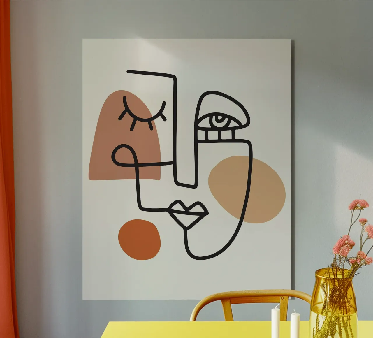 Pablo Piccaso Style alluminio dibond da Art United
