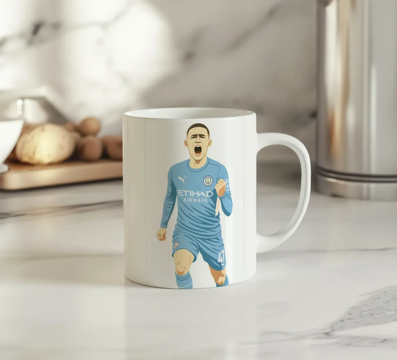 Phil Foden Minimalist tazza in ceramica da MoviesArt