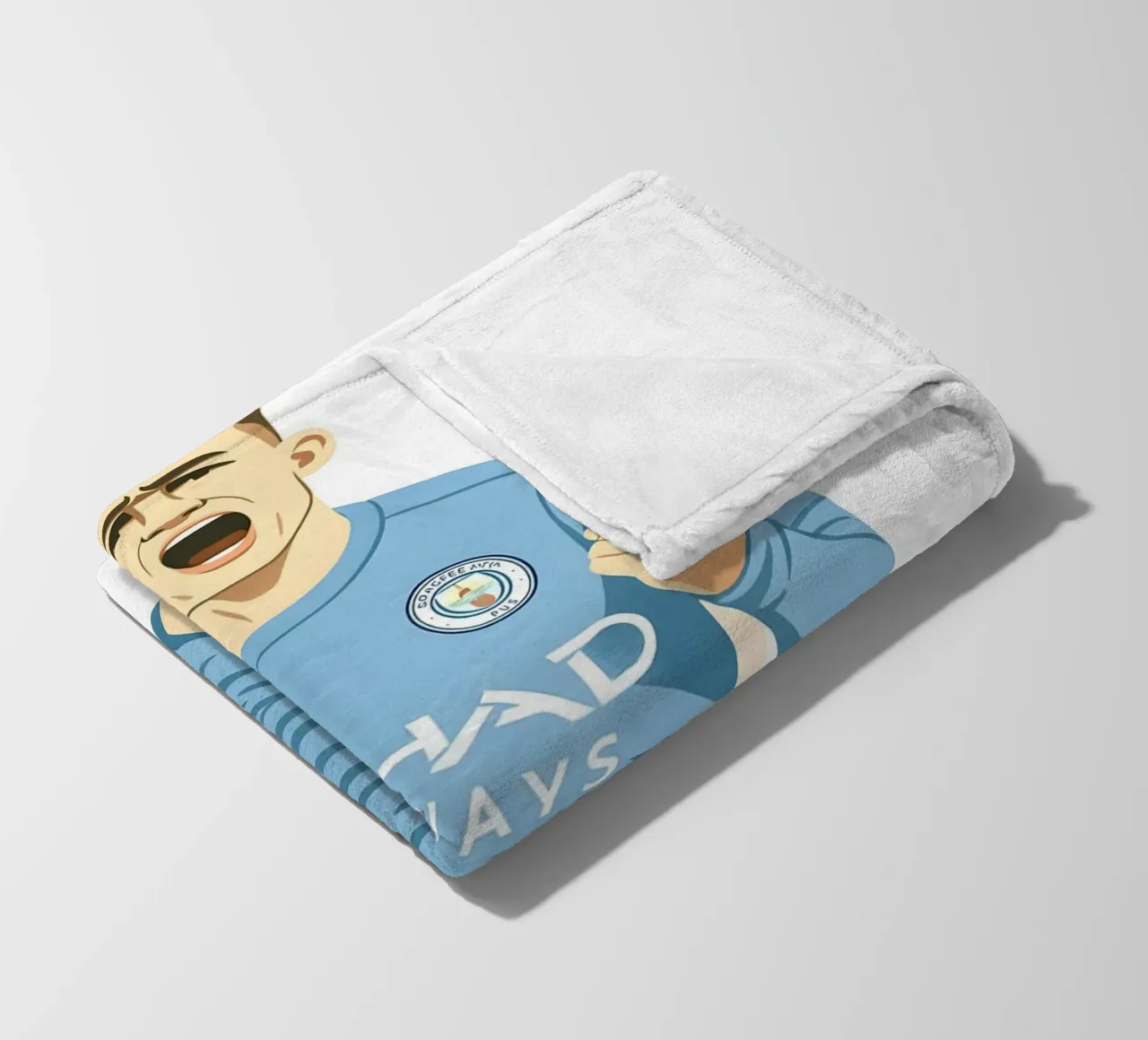 Phil Foden Minimalist coperta in pile da MoviesArt