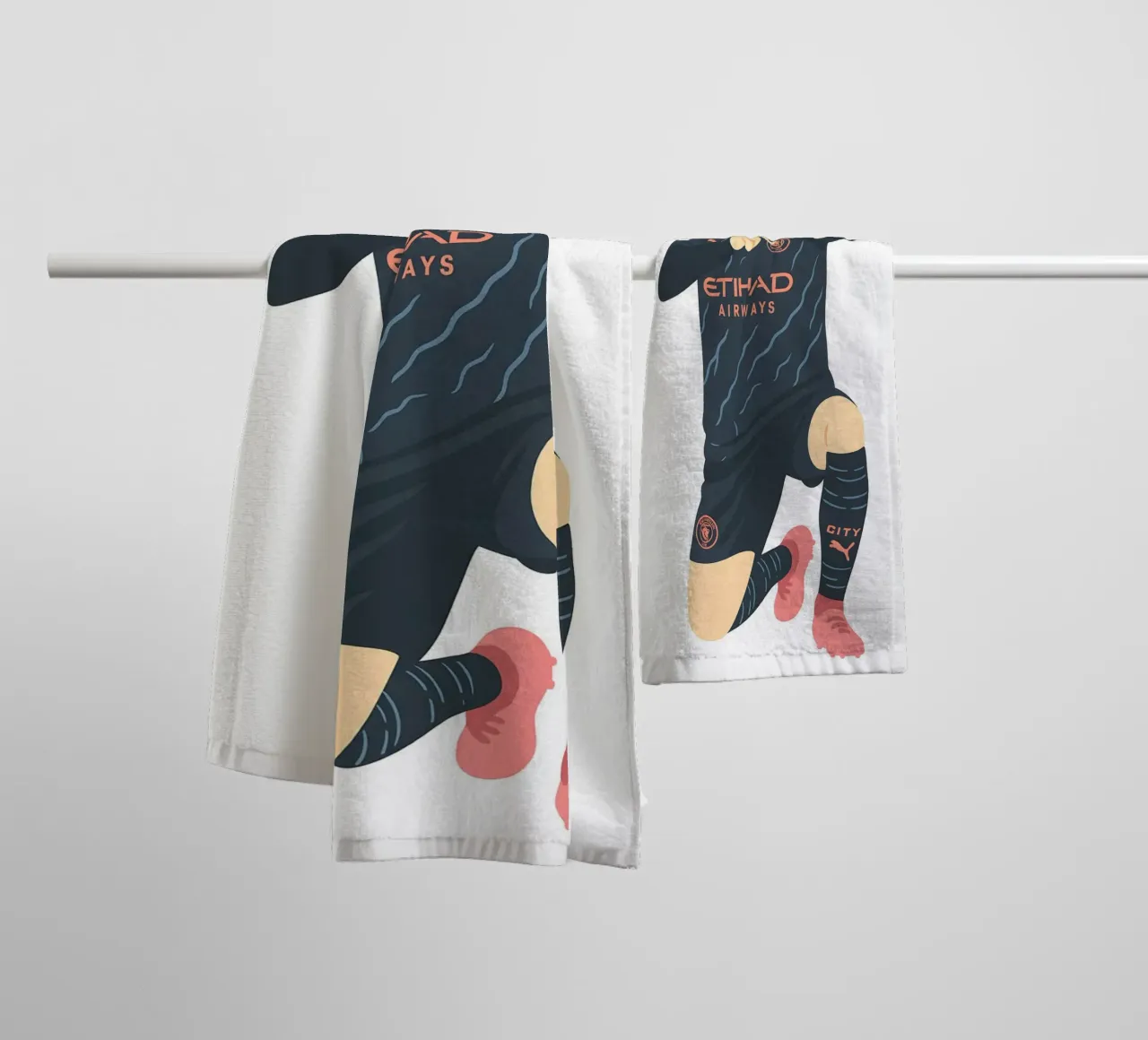 Phil Foden Minimalist asciugamano da bagno da MoviesArt