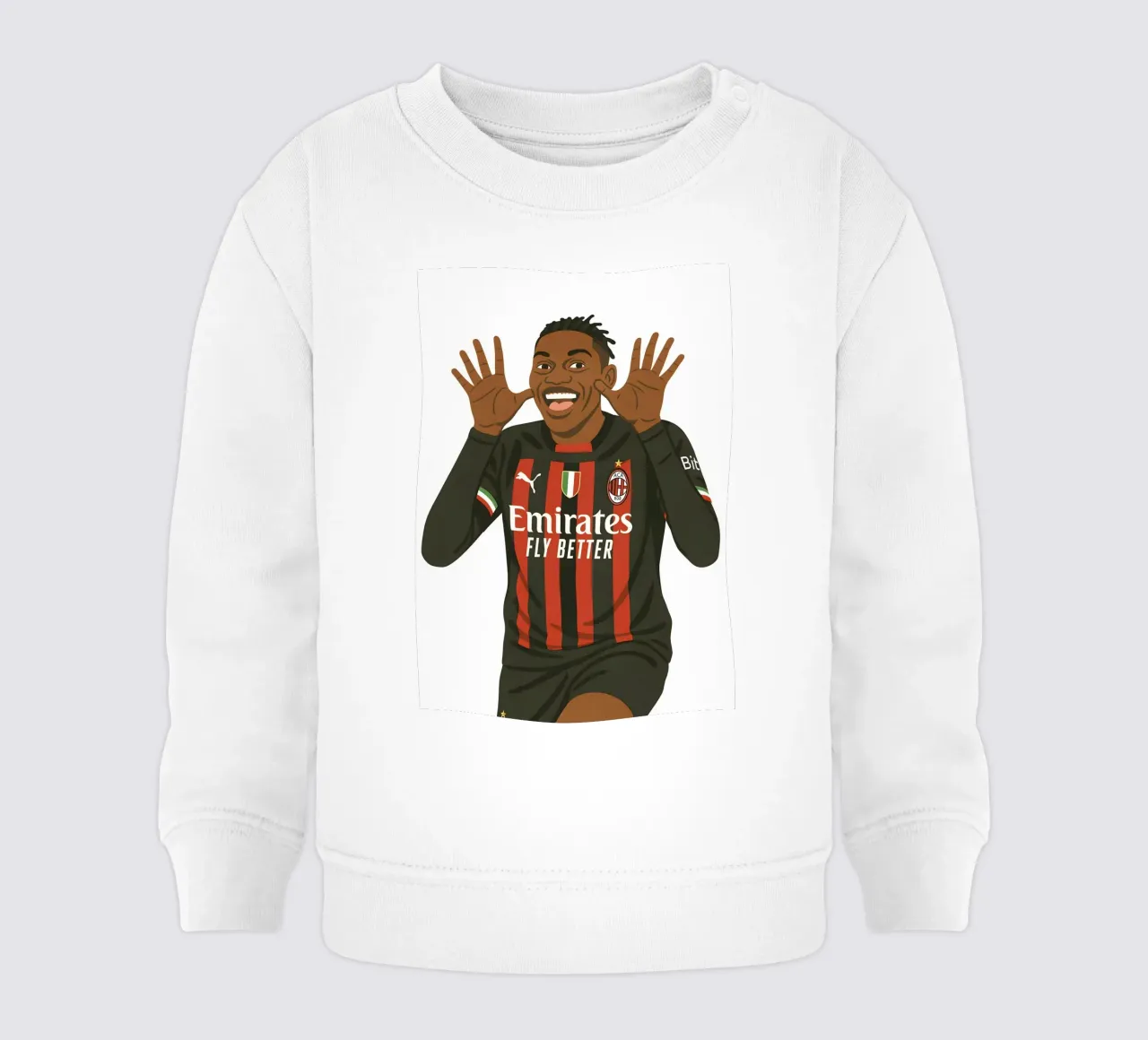 Rafael Leao Minimalist felpa neonato da MoviesArt