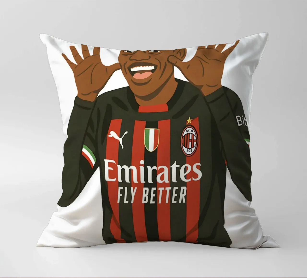Rafael Leao Minimalist cuscino da MoviesArt