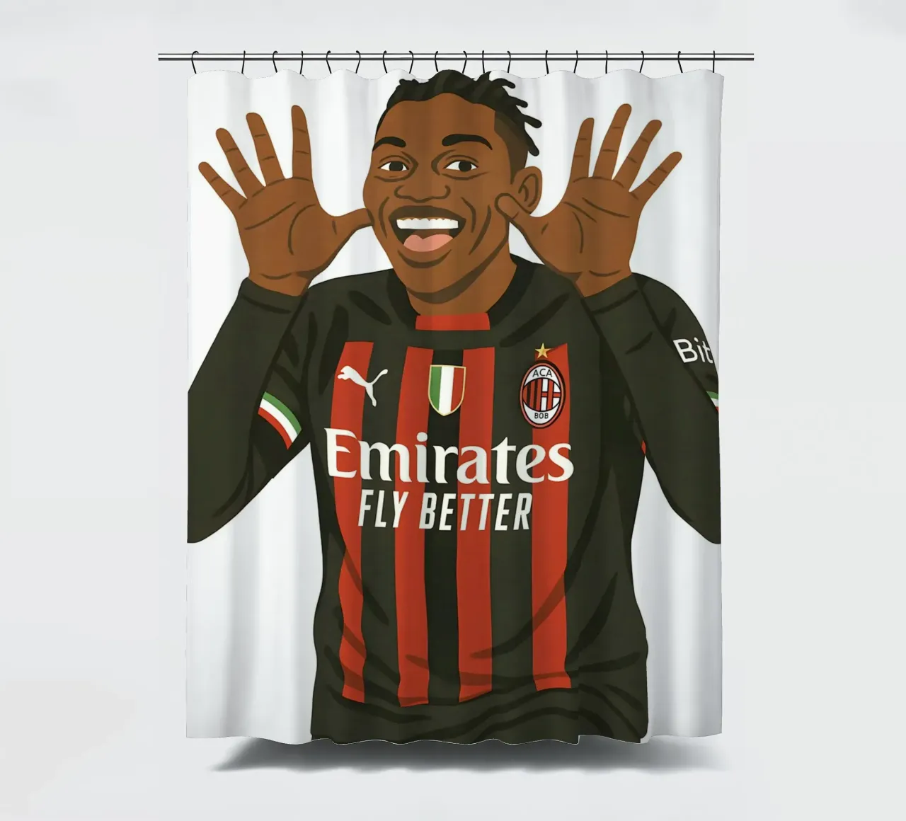 Rafael Leao Minimalist tenda da doccia da MoviesArt
