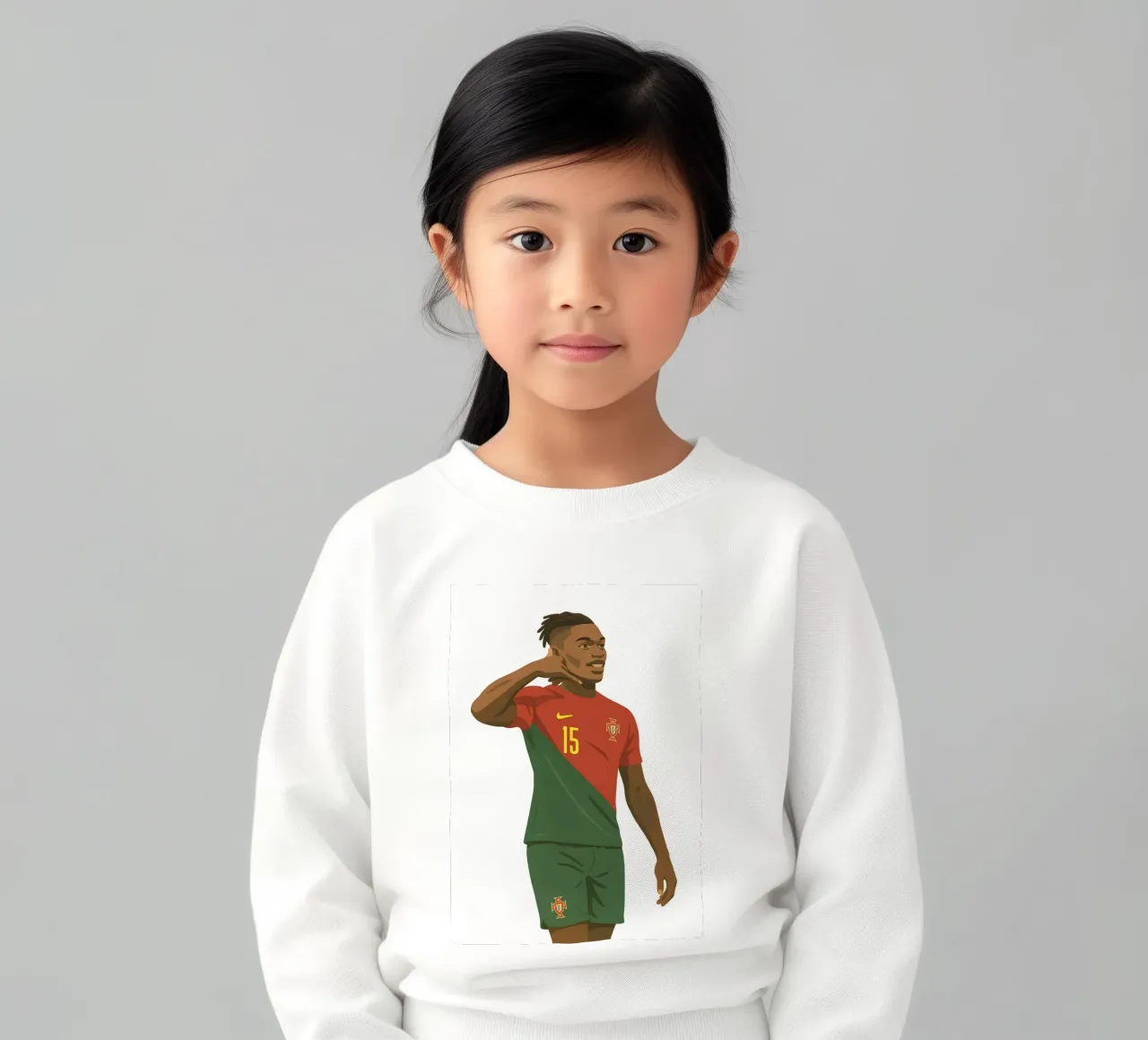 Rafael Leao Minimalist felpa bambino da MoviesArt