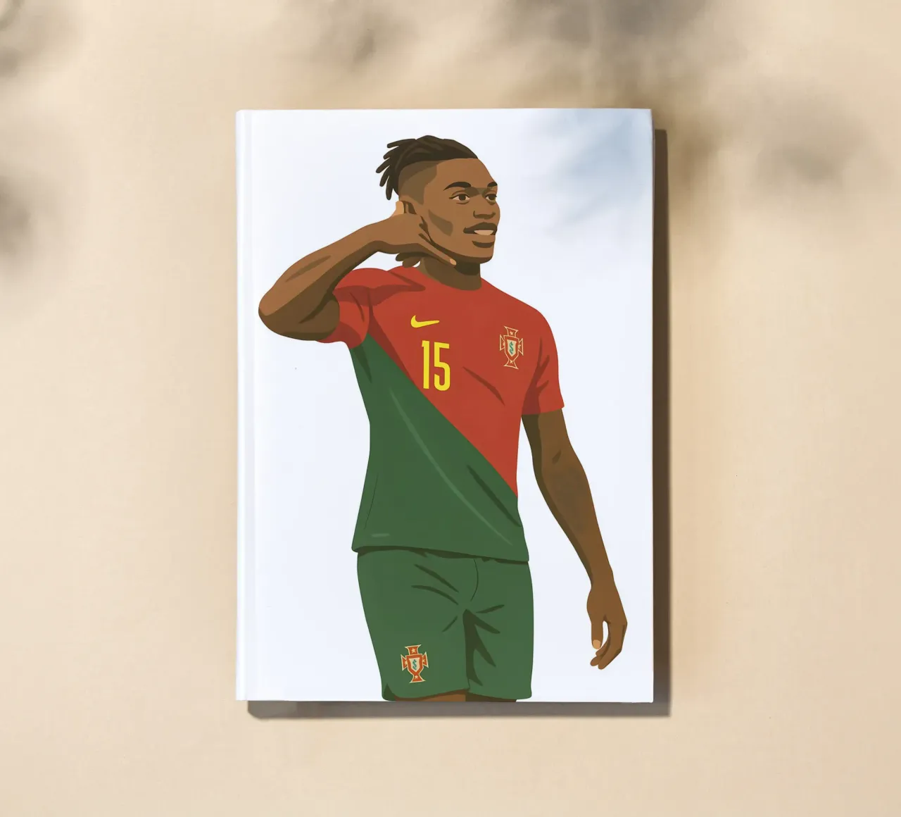 Rafael Leao Minimalist notebook by MoviesArt
