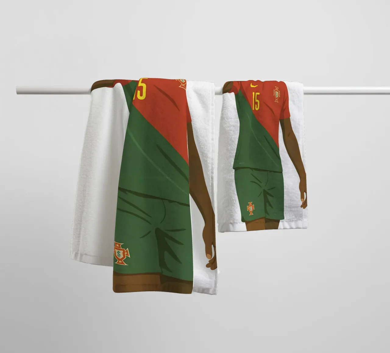 Rafael Leao Minimalist asciugamano da bagno da MoviesArt