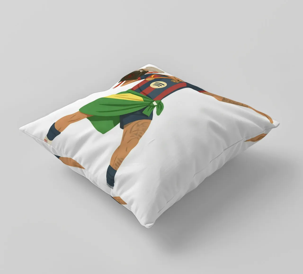 Raphinha Barcelona Minimalist cuscino da MoviesArt