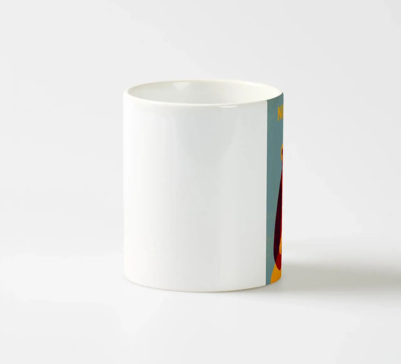 bella scimmia bumm WC divertente tazza in ceramica da ralliness