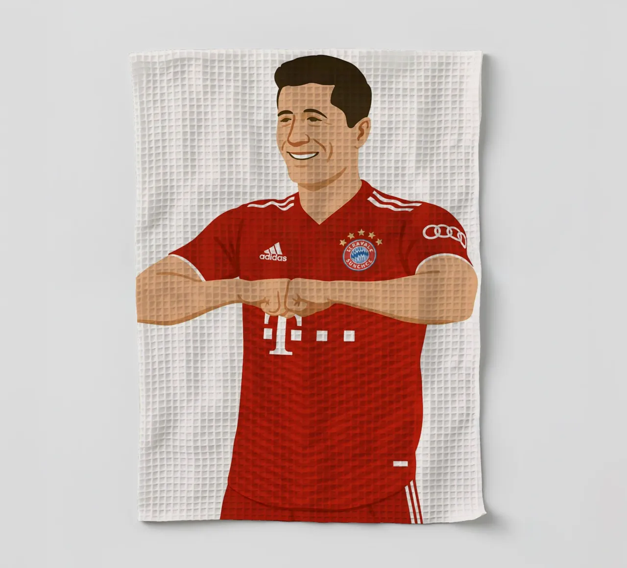 Robert Lewandowski Minimalist canovaccio da cucina da MoviesArt
