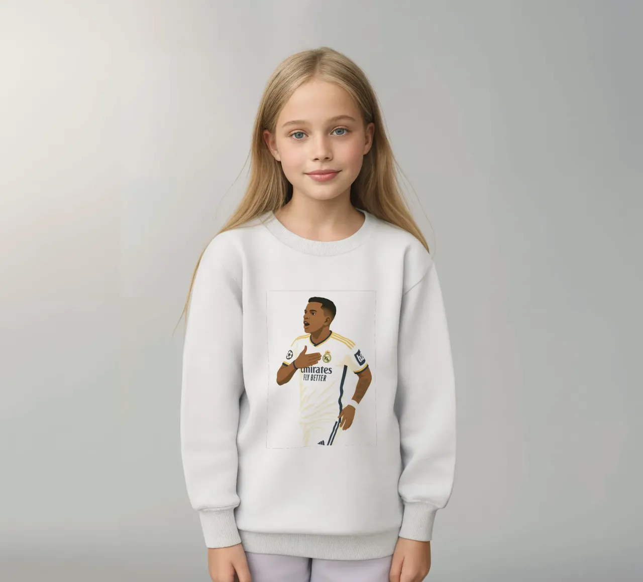 rodrygo Minimalist felpa bambino da MoviesArt