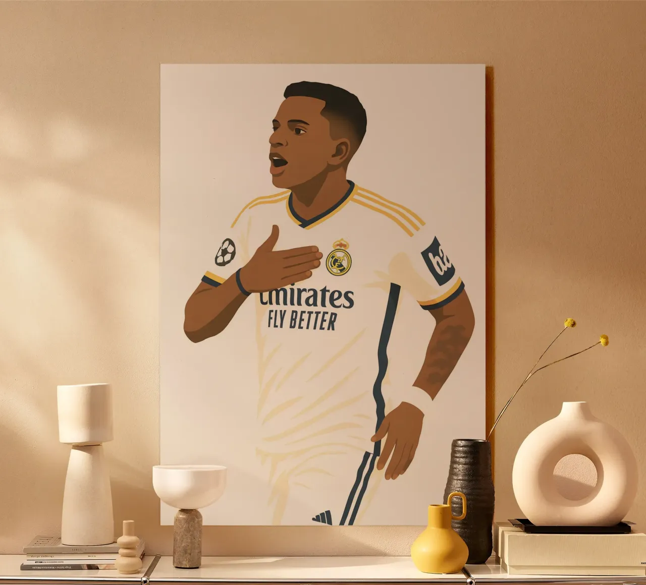 rodrygo Minimalist plexiglass da MoviesArt