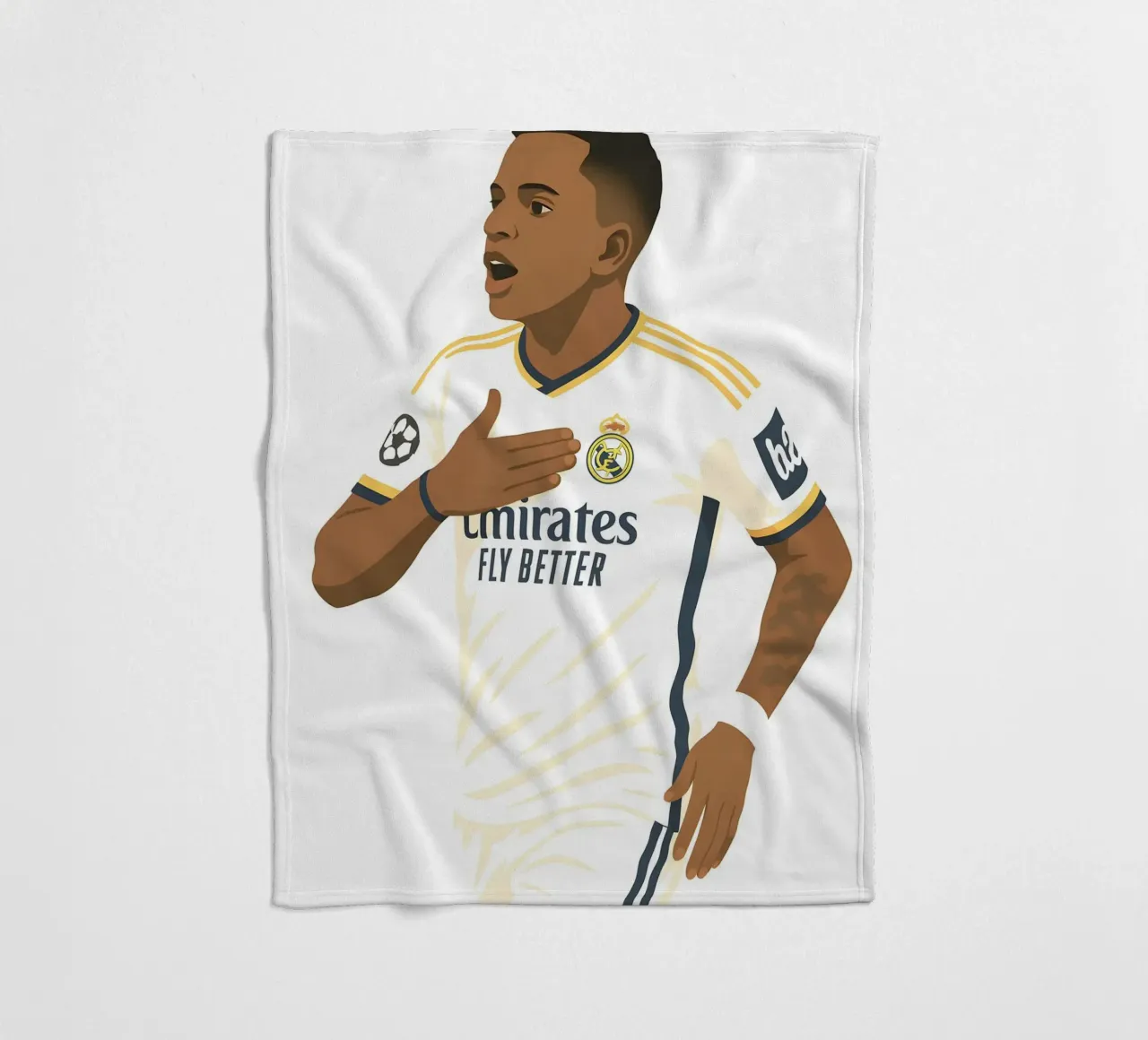 rodrygo Minimalist coperta in pile da MoviesArt
