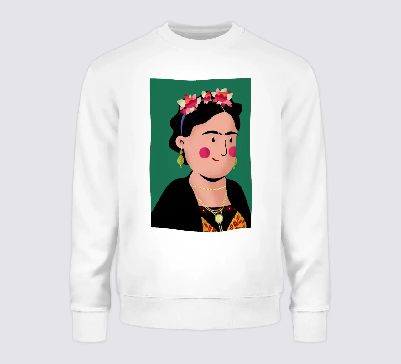 Frida Kahlo Portrait felpa da Rafa Gomes