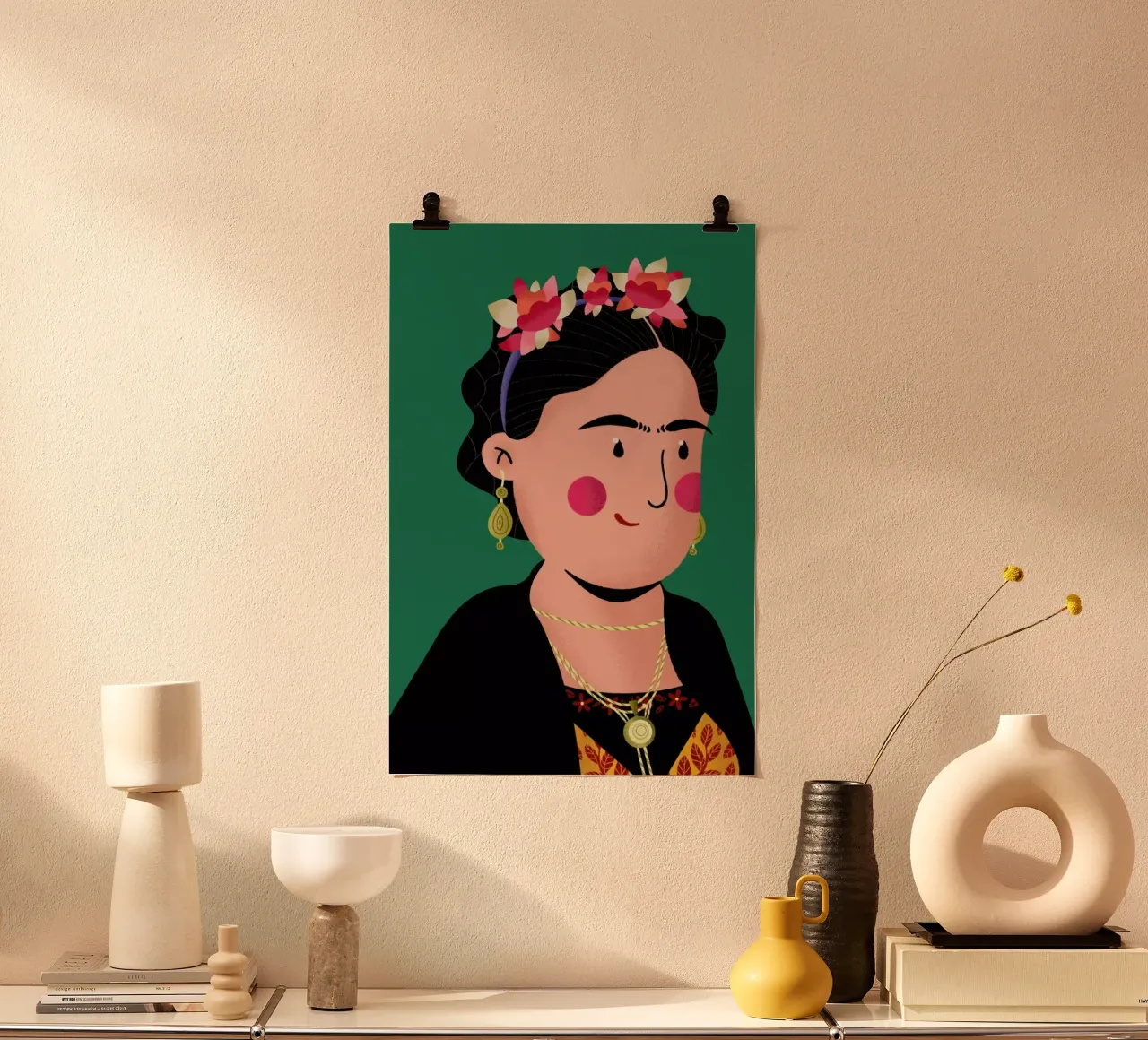 Frida Kahlo Portrait hahnemühle by Rafa Gomes