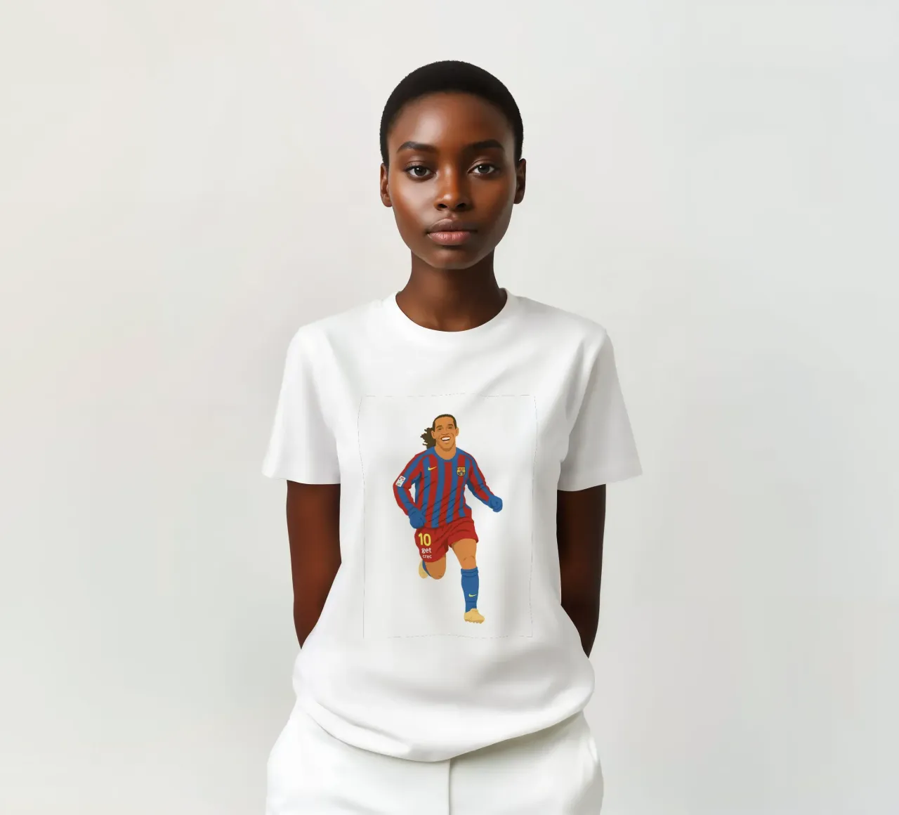 ronaldinho Minimalist t-shirt da MoviesArt