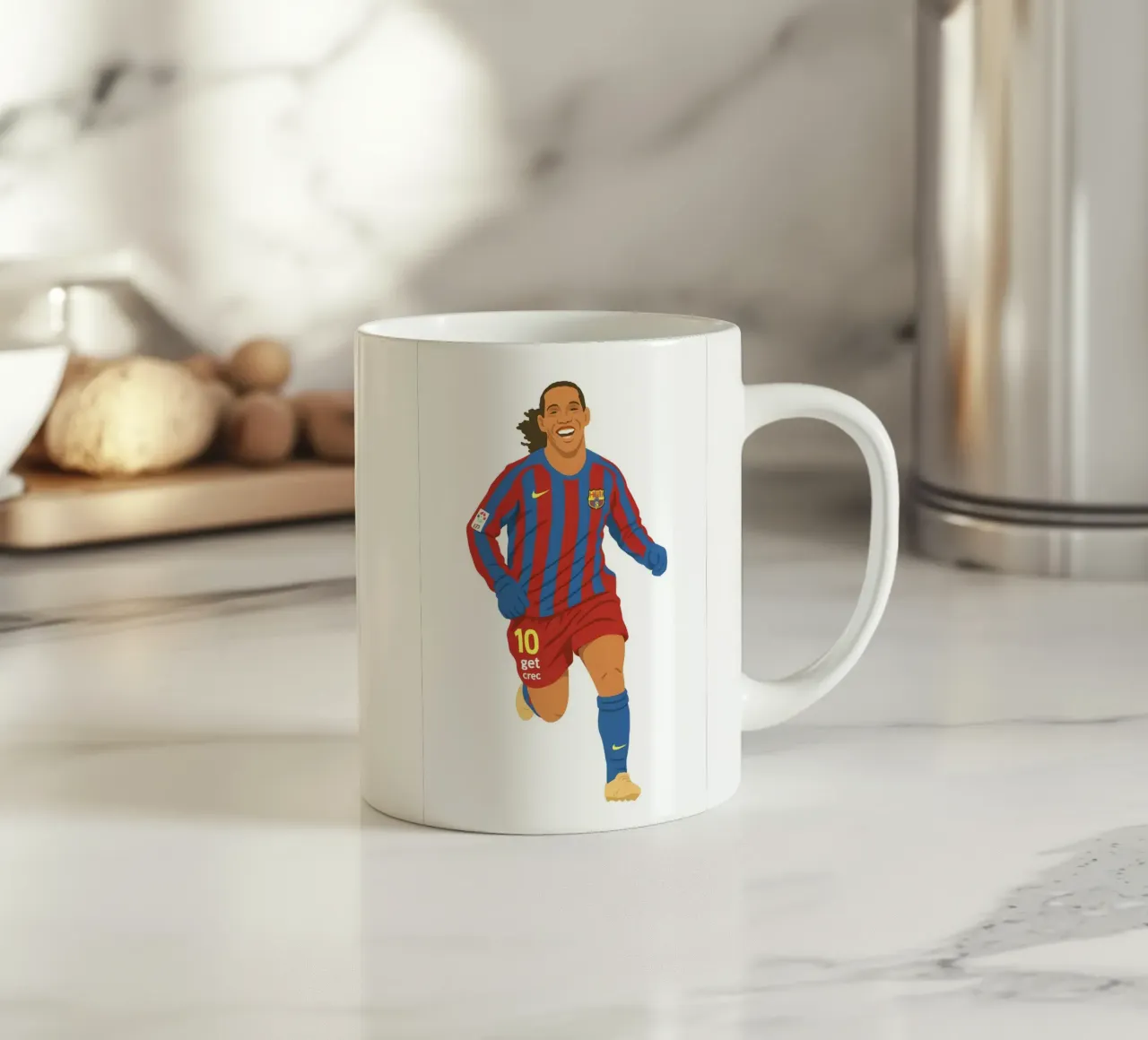 ronaldinho Minimalist tazza in ceramica da MoviesArt