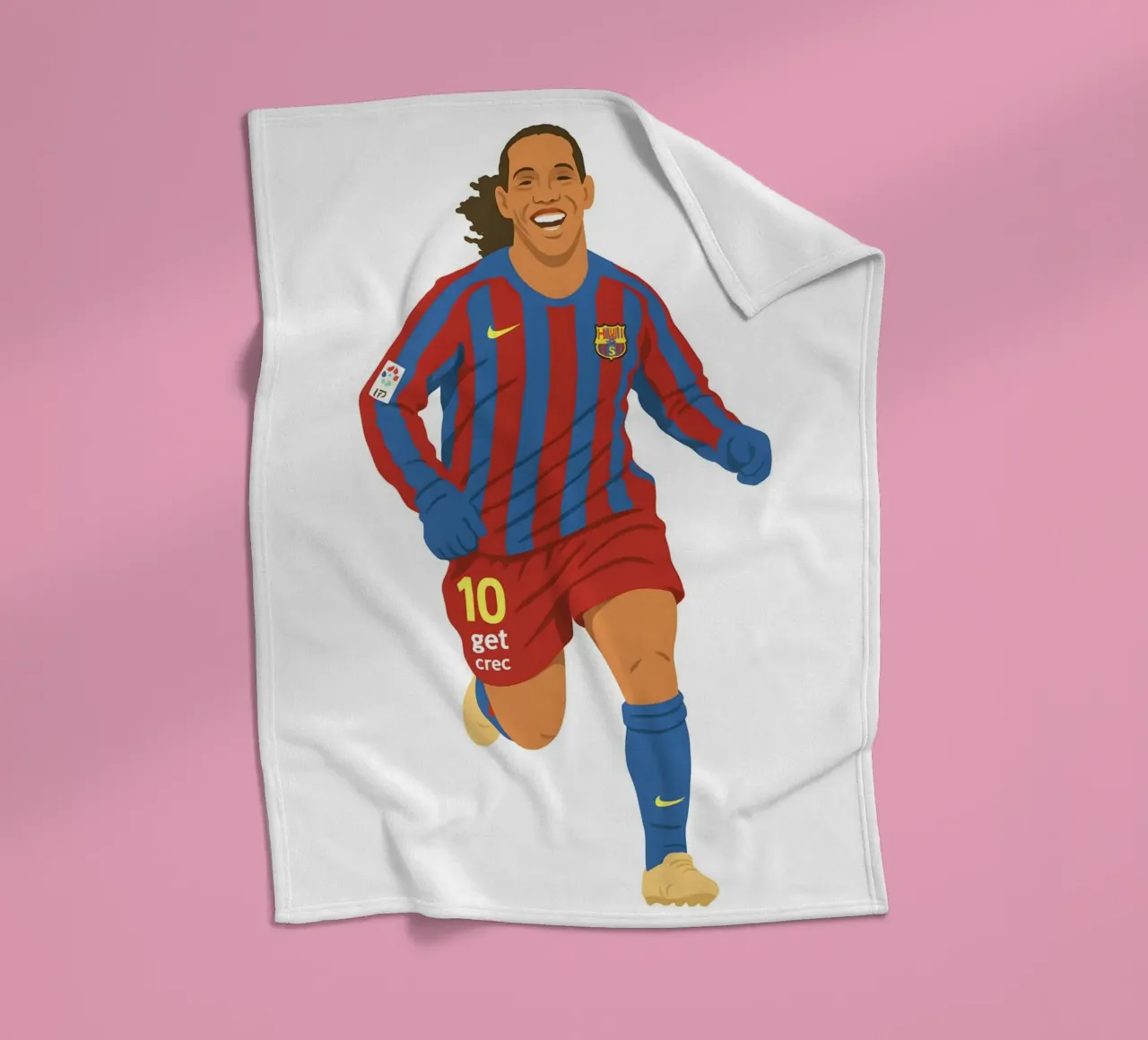 ronaldinho Minimalist coperta in pile da MoviesArt