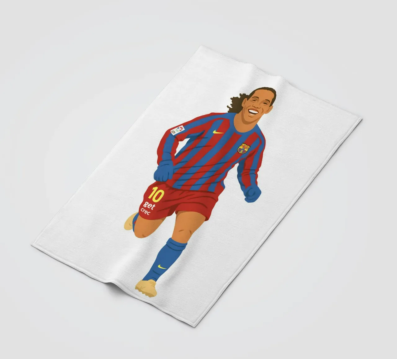 ronaldinho Minimalist coperta in pile da MoviesArt