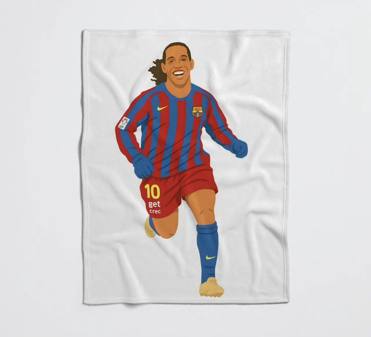 ronaldinho Minimalist coperta in pile da MoviesArt