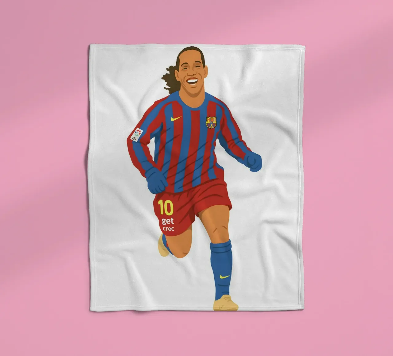 ronaldinho Minimalist coperta in pile da MoviesArt