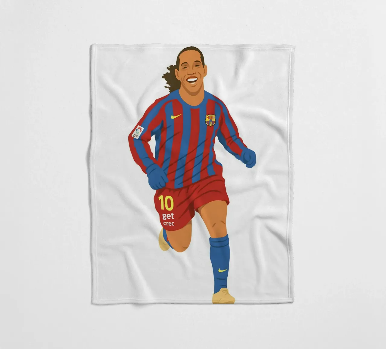 ronaldinho Minimalist coperta in pile da MoviesArt