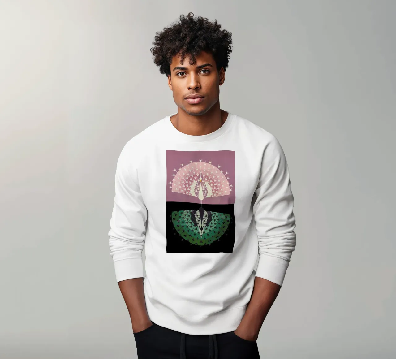 Peacock sweatshirt van Dieter Braun