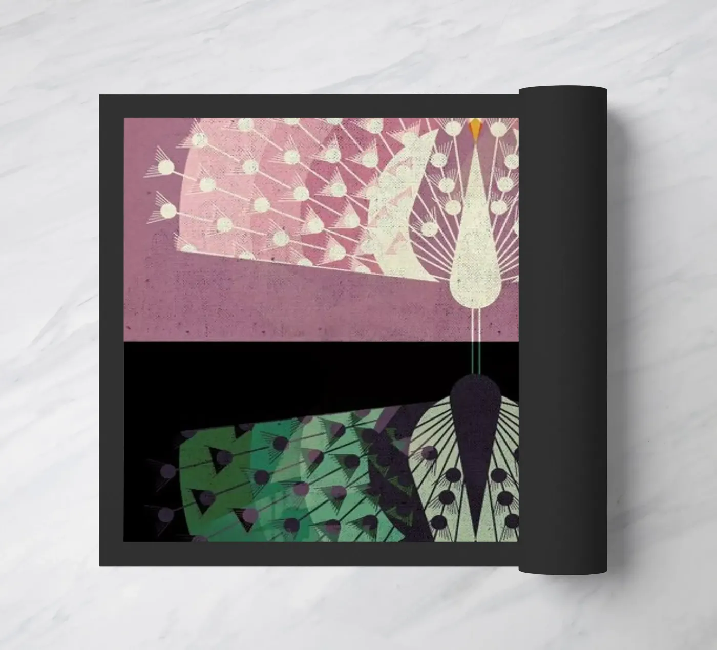 Peacock deurmat van Dieter Braun